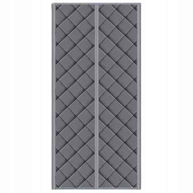Záclona Závěs Závěs Na Dveře Magnetická Šedá 80 X 210 CM