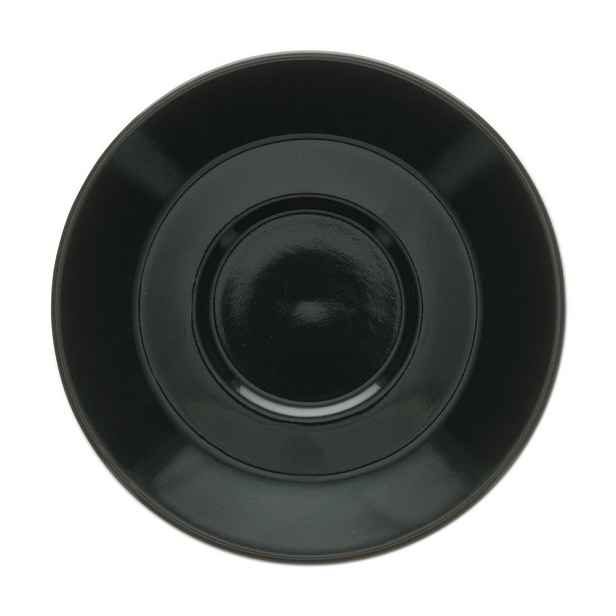 Černý porcelánový podšálek ø 16,5 cm Barista – BonBistro