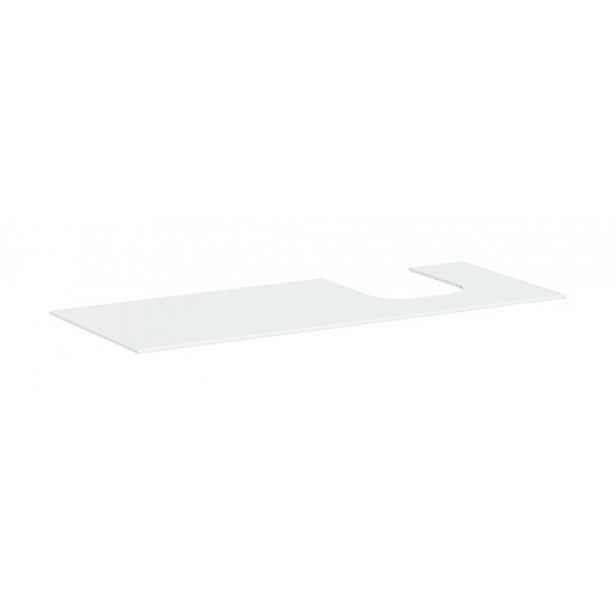 Deska pod umyvadlo Hansgrohe Xevolos E 137x1x55 cm bílá matná 54206700
