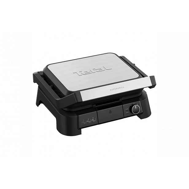 Kontaktní gril Tefal SuperGrill 3v1 GC510DE0 Nerezový/Černý