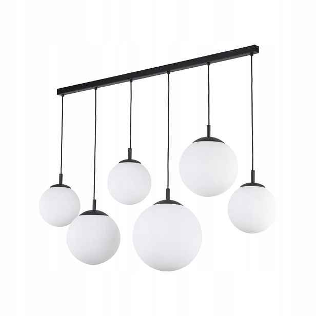 Závěsná lampa Metal Bílá Moderní 6xE27 Výška regulace Tk Lighting