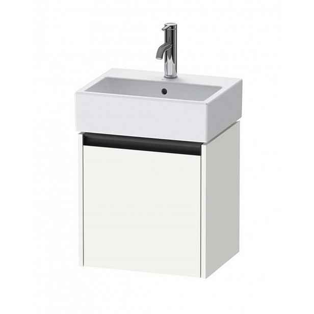 Duravit Ketho.2 - Umyvadlová skříňka 44x43x34 cm, 1 dvířka, panty vlevo, matná bílá K25070L18180000