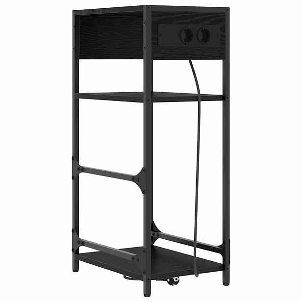 vidaXL Noční skříňka Černý dub 40 x 27 x 76 cm Kompozitní dřevo