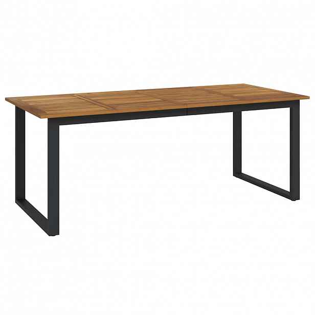 vidaXL Zahradní stůl s nohami ve tvaru U 200x90x75 cm masivní akácie