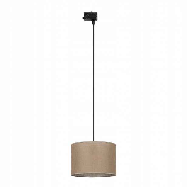 Závěsná kolejnicová lampa Tracer černá 1xE27 15W Metal 30cm Tk Lighting