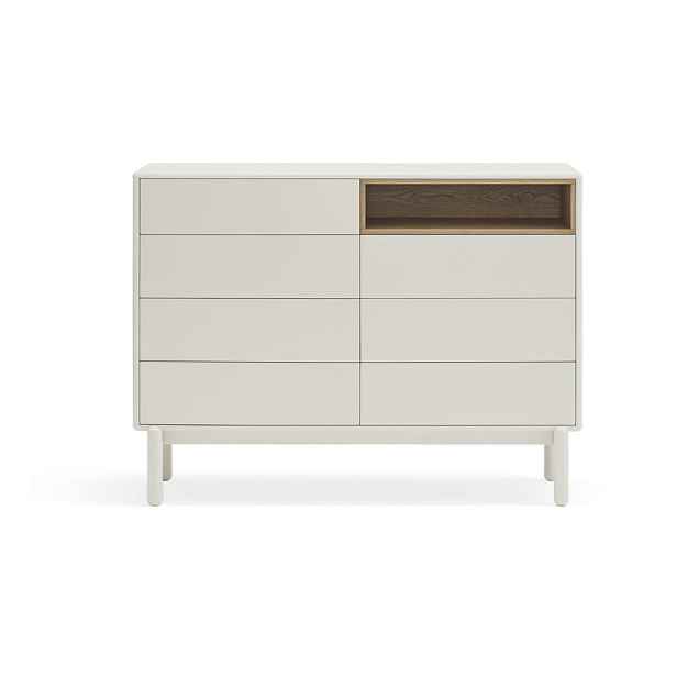 Krémová komoda 120x90x40 cm Corvo – Teulat
