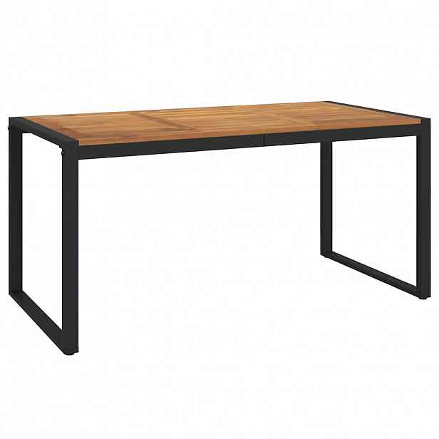 vidaXL Zahradní stůl s nohami ve tvaru U 160x80x75 cm masivní akácie