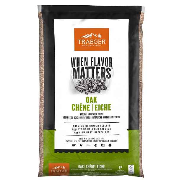 Dřevěné BBQ pelety Traeger DUB, 9 kg