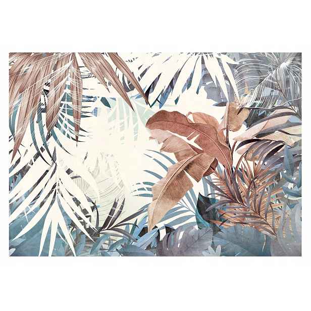Fototapeta 3D Listy Monstera Kapradí XXL 254x184