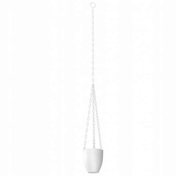 Závěsný květináč bílý Flower Pot 8101 Luminex