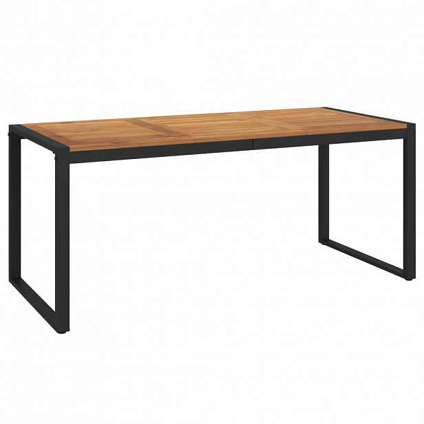 vidaXL Zahradní stůl s nohami ve tvaru U 180x90x75 cm masivní akácie