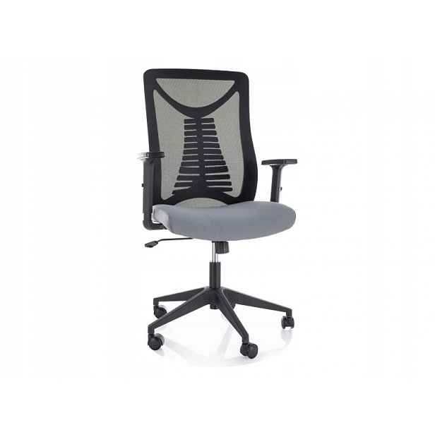 Kancelářská otočná židle Q-330R černá/šedá židle Sig