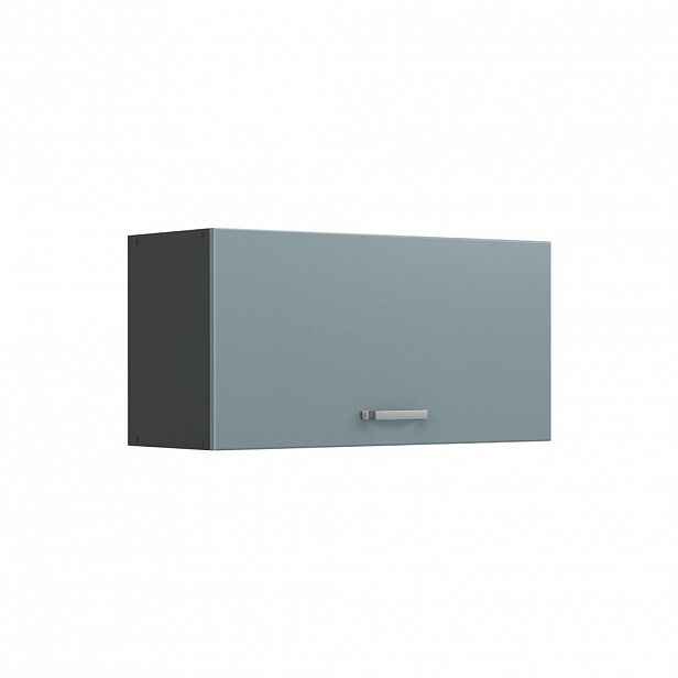 Vicco VĚŠÁK NA STĚNU R-Line, Modrošedá/Antracit, 80 cm Plochý