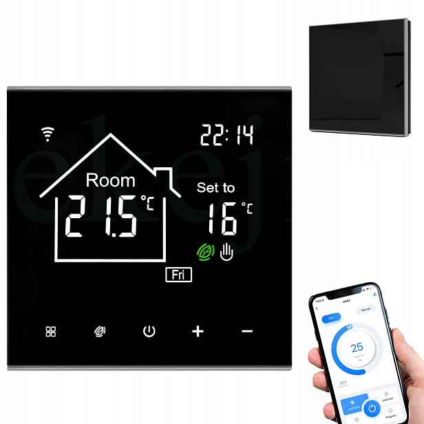 16A Inteligentní WiFi termostat Elektrický regulátor vytápění