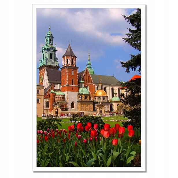 Plakáty v rámu 40x60 Krakov Wawel Památky