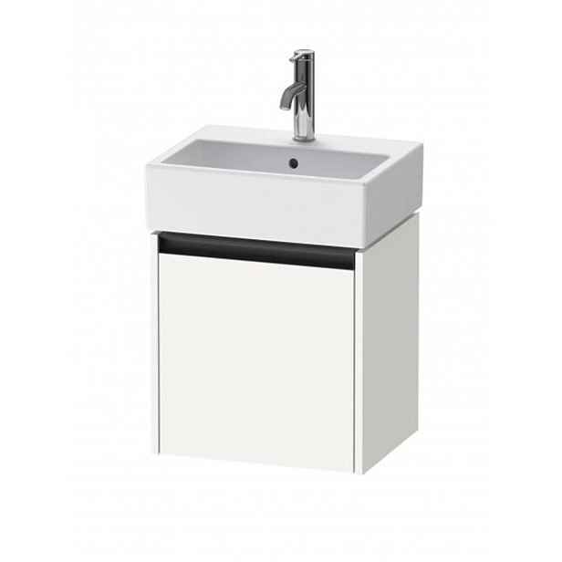 Duravit Ketho.2 - Umyvadlová skříňka 44x43x34 cm, 1 dvířka, panty vpravo, matná bílá K25070R18180000