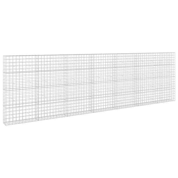 vidaXL Gabion s drátem 3,5 mm a síťkou 10x10 cm 700x30x200 cm