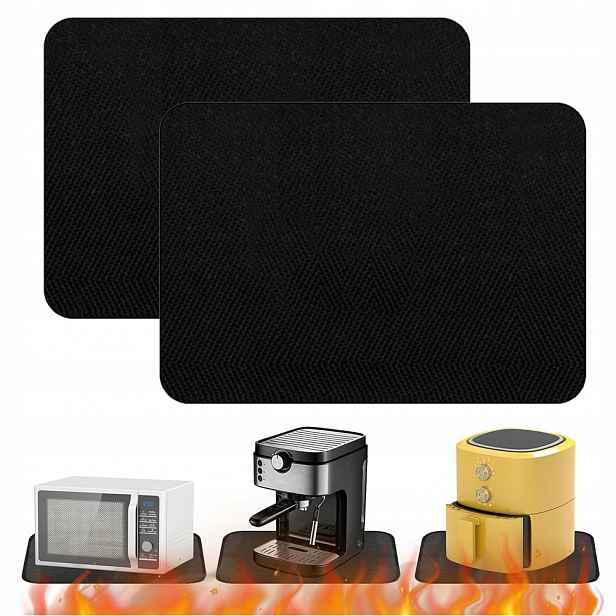 2KS Ochranná Podložka Na Desku Pod Fritézu Air Fryer 60x40 cm