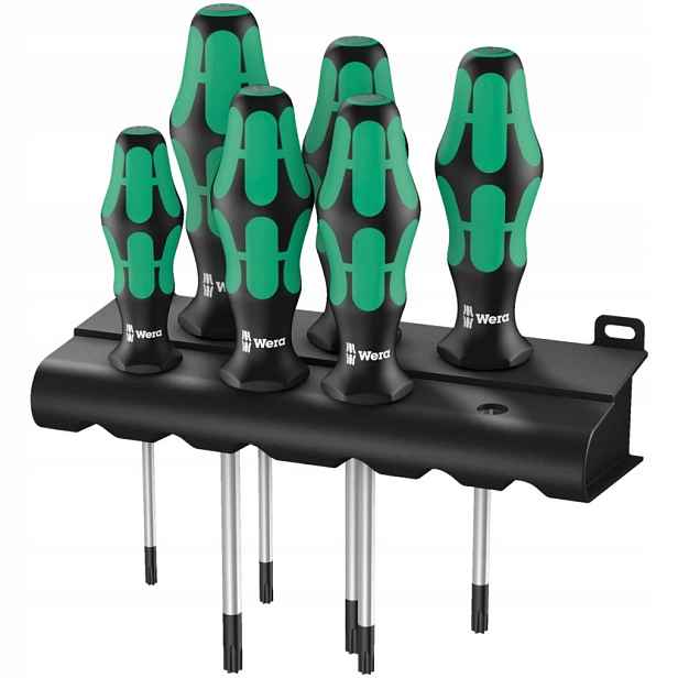 Šroubováky Torx Kraftform 367/6 S Držákem 6 Dílů 05028062001 Wera