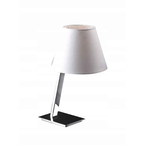 Stolní lampa Orlando bílá-saténová MaxLight