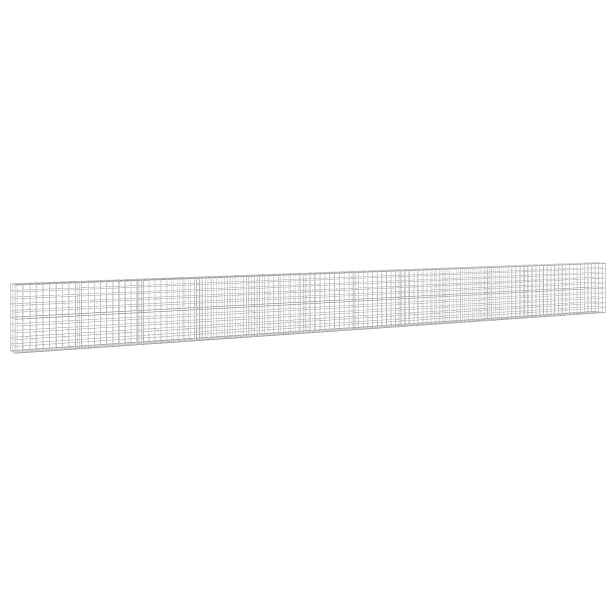 vidaXL Gabion s drátem 3,5 mm a síťkou 10x10 cm 1200x30x100 cm