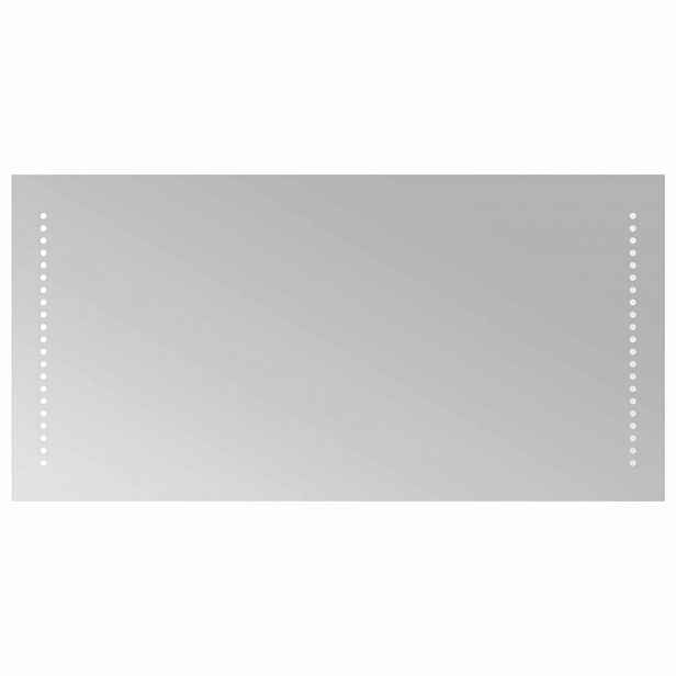 vidaXL LED koupelnové zrcadlo Transparentní 80 x 40 cm tvrzené sklo