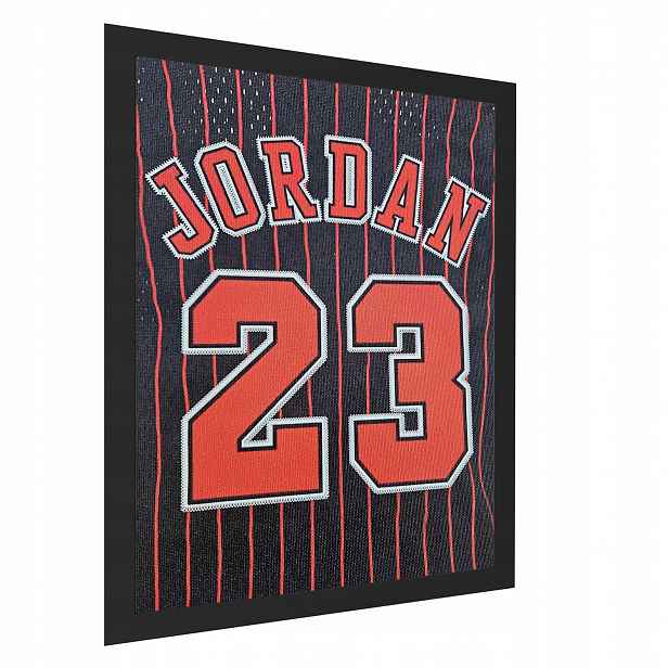 Tričko na plátně Jordan Chicago Bulls Nba poster v rámečku 70x50 cm