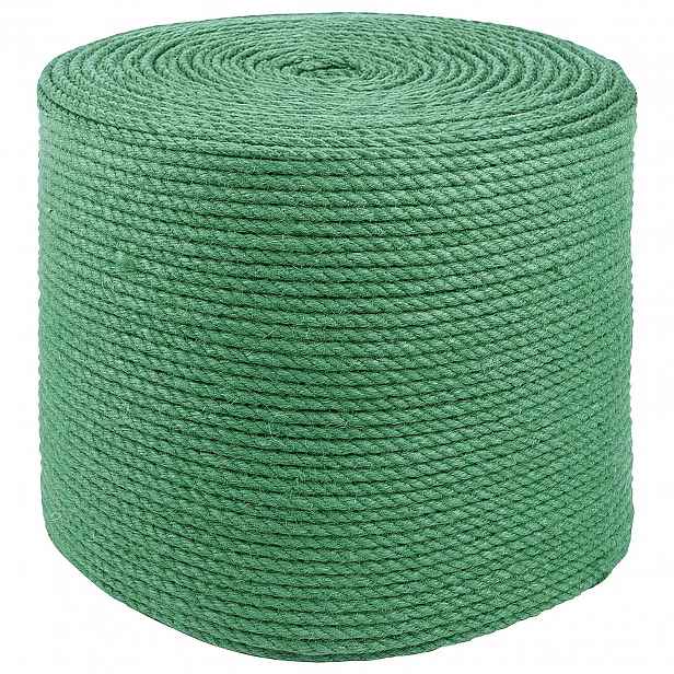 vidaXL 10 ks 2 mm Zelená 100% jute Tossa