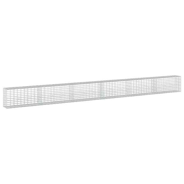 vidaXL Gabion s drátem 3,5 mm a síťkou 5x10 cm 600x30x50 cm