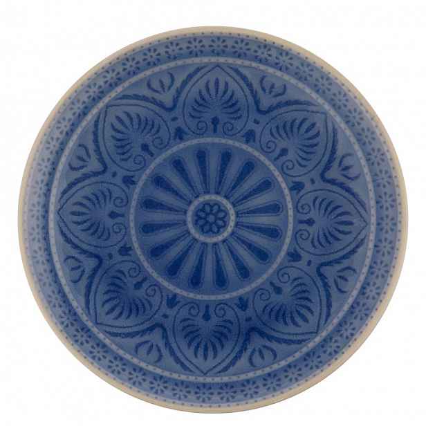 Butlers SUMATRA Talíř 21 cm - modrá
