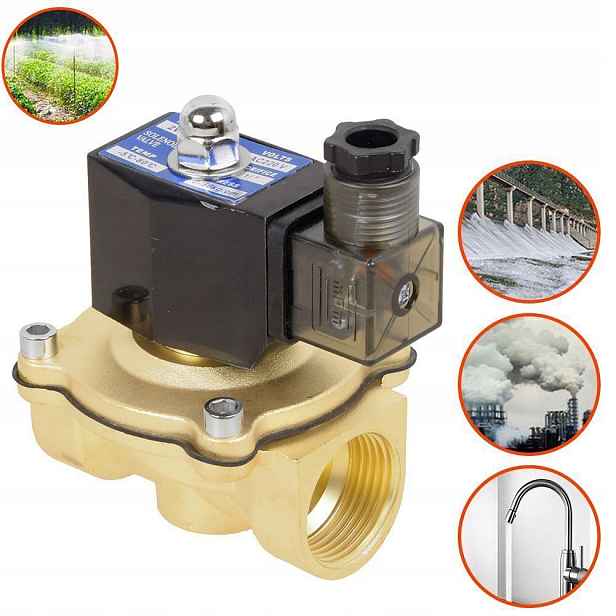 Elektromagnetický ventil 1/2" 0-10 Nc normálně uzavřený ventil 220 V