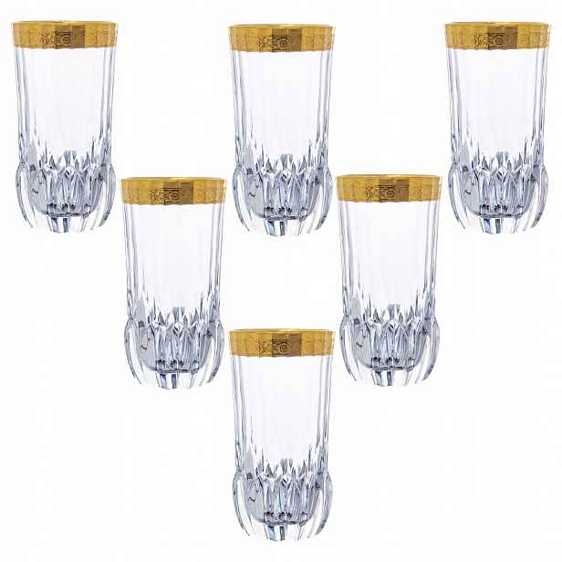 Sada 6 sklenic Long 400 ml Mirador Bohemia Prestige