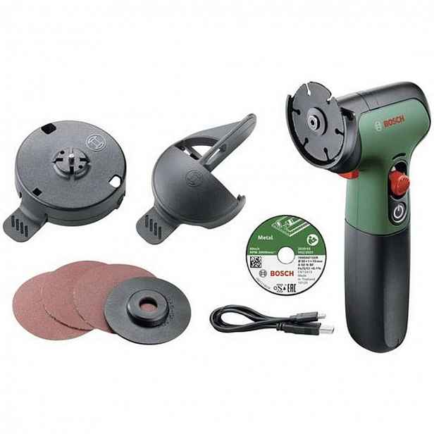 Bosch - 7,2V AKU úhlová bruska mini 50 mm, USB kabel 06039D2000