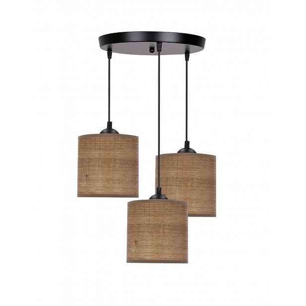Candellux - Závěsná lampa Legno 3x40W