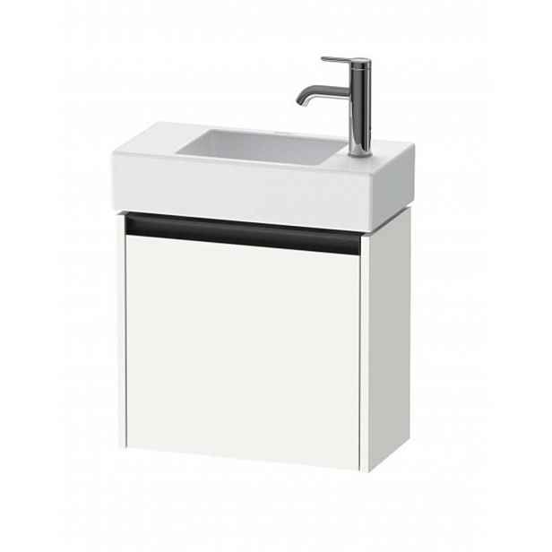 Duravit Ketho.2 - Umyvadlová skříňka 44x48x24 cm, 1 dvířka, panty vpravo, matná bílá K25072R18180000