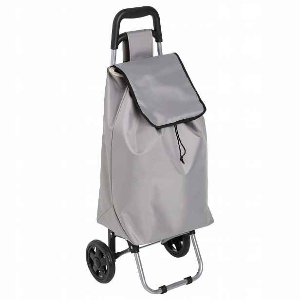 Nákupní Košík Kovový Plast 30 L Šedý 92 X 28 X 35 CM