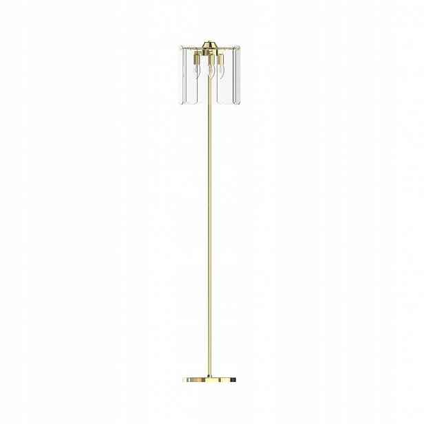 Stojací podlahová lampa Nira Zlatá Kovová E14 3xZdroje 145 cm Zuma Line