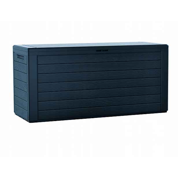 Zahradní truhlík Woodebox 280 l Antracit Prosperplast MBWL280-S433