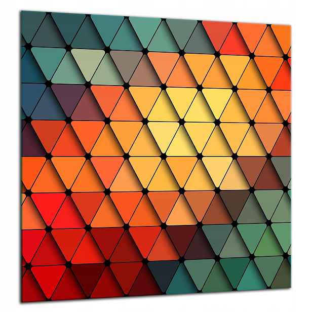 Skleněná Ochranná Deska Panel Lepidlo 60x65 Mozaika
