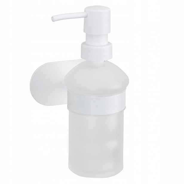 Dávkovač Na Mýdlo Závěsný Nástěnný Bílý Bez Vrtání 200 Ml