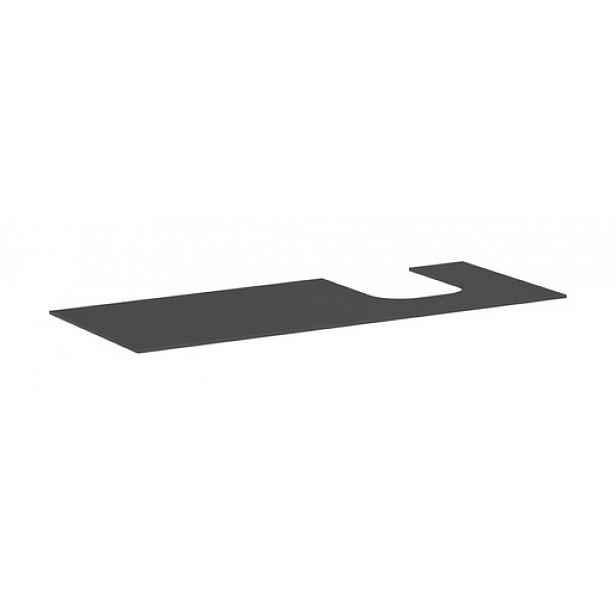 Deska pod umyvadlo Hansgrohe Xevolos E 137x1x55 cm matná břidlicově šedá mat 54206760