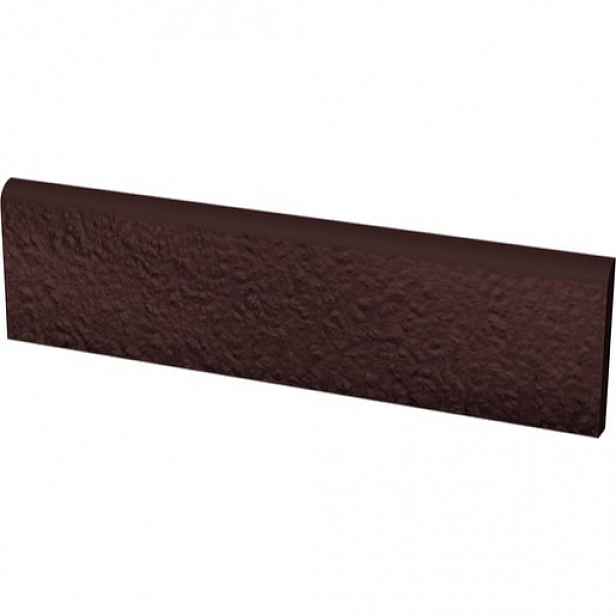 Sokl Paradyz Klinker Natural brown duro 8x30 cm reliéfní SKNATURALBRDU