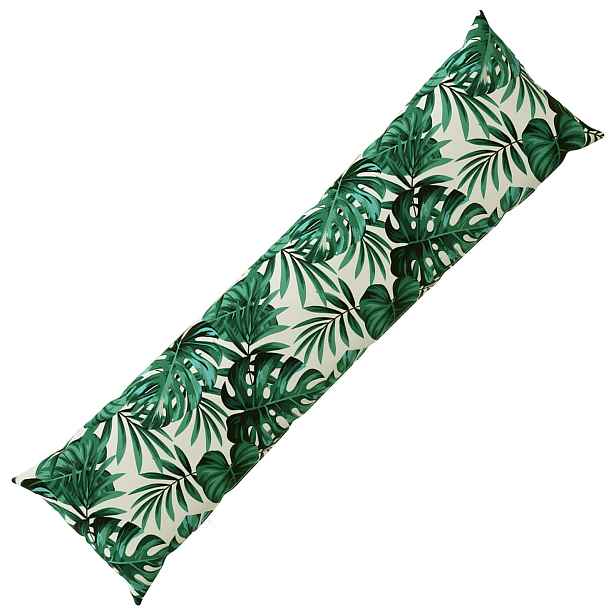 vidaXL Polštář s polštářem HEERLEN Vzor listů 40 x 145 cm Polyester
