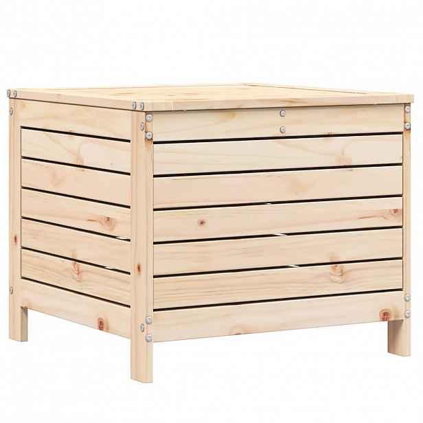 vidaXL Zahradní podnožka 62 x 63,5 x 53,5 cm masivní borové dřevo