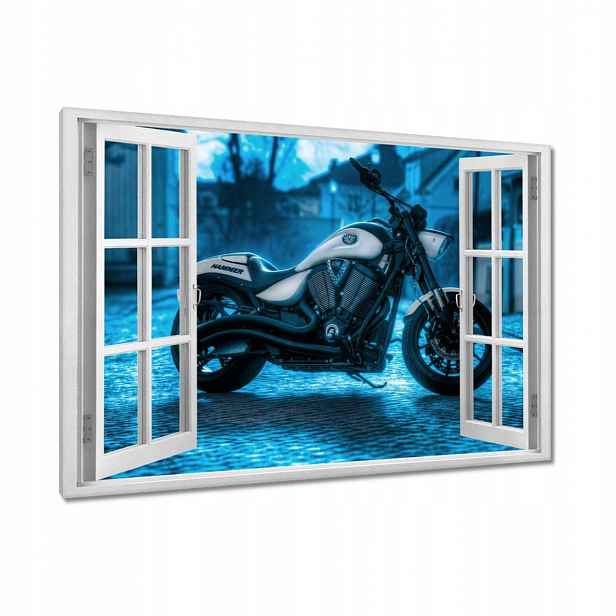 Obrazy 90x60 Hammer v tyrkysovém motoru