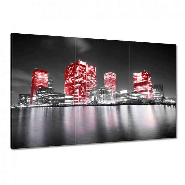 Obrazy 120x80 Červené mrakodrapy