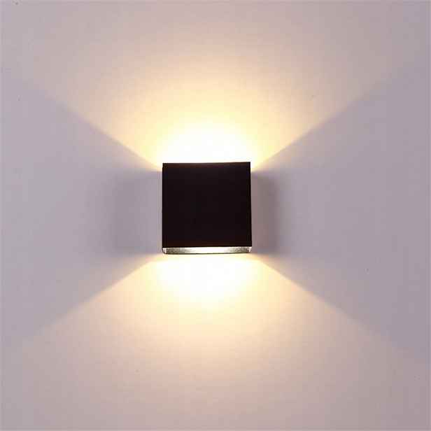 Nástěnná Lampa Do Obývacího Pokoje Dvojitá Nástěnná Led Lampa Čtvercová Nahoru A Dolů