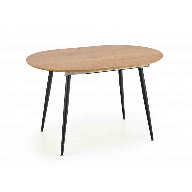 AKCE Rozkládací jídelní stůl ZENITH v dekoru dub 120(160)x80 II. jakost