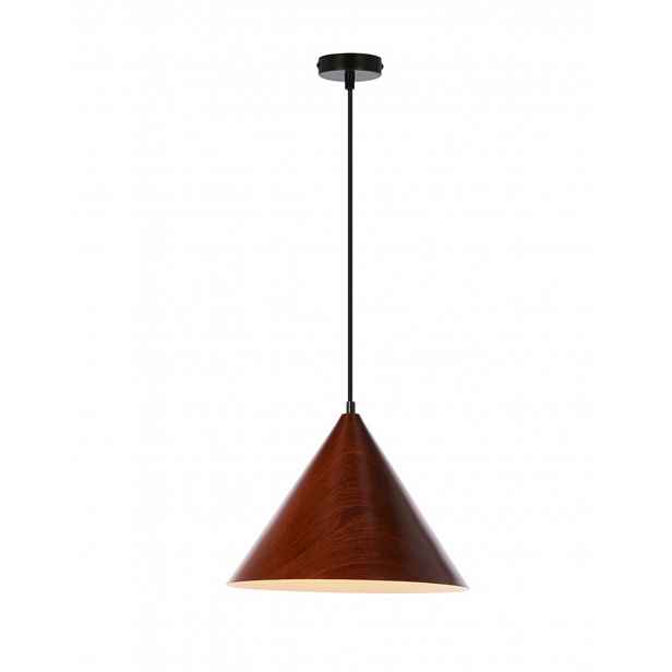 Candellux - Závěsná lampa Dunca 32, tmavý ořech