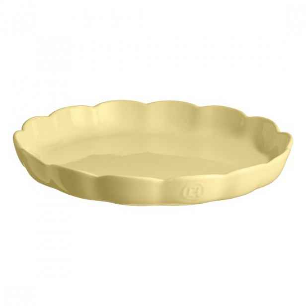 Keramická forma na koláč, 31 cm, Vanilla, "Madeleine" - Emile Henry